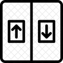 エレベーター、リフト、ホテル アイコン