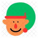 Elf Christmas Character Icon