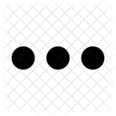 Ellipsis More Menu Icon
