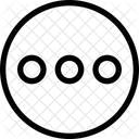 Ellipsis Circle Menu Option アイコン