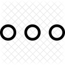 Ellipsis Horizontal Ellipsis Circle Menu アイコン