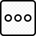 Ellipsis Square Ellipsis Circle Menu アイコン