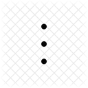 Ellipsis Vertical Menu List アイコン