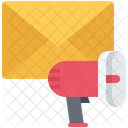 Email Letter Megaphone Icon