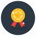 Distintivo De Estrela Premio Recompensa Ícone