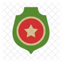 Militar Distintivo Ícone