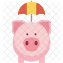 Emergency Funds Penny Bank Piggy Bank Icon