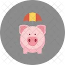 Emergency Funds Penny Bank Piggy Bank Icon