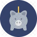 Emergency Funds Penny Bank Piggy Bank Icon