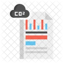 Emission Score Car Pollution Carbon Dioxide Icon