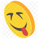 Emoticon loco  Icono