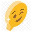 Emoticon Message Social Communication Social Repose Icon