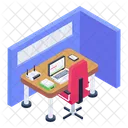 Workplace Workspace Workstation Icon