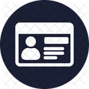 Employee Card Id Badge Id Card Icon