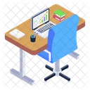 Office Table Employee Table Employee Desk Icon