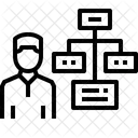 Employee workflow  Icon