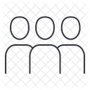 クライアント、顧客、従業員 アイコン