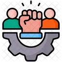 Empowerment Hand People Icon