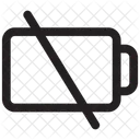 Empty Battery Empty Vertical Icon