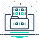 Encoding Binary Bits Icon