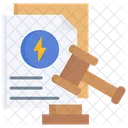 Energy Document Auction Icon