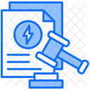 Energy Document Auction Icon