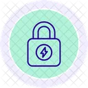 Energy Security Line Icon Icon