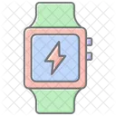 Energy Smart Watch Lineal Color Icon Icon