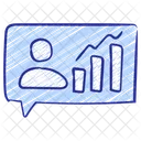 Audience Growth Chart Graph Icon