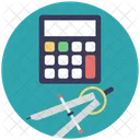 Calculator Compass Tools Icon