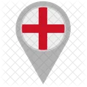 England Location Pointer Icon