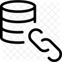 Enlace De Base De Datos Conexion Al Servidor Redes Icono