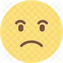 Neutral Emoji Expresion Icono