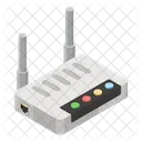 Enrutador De Acceso Enrutador Wifi Modem De Internet Icono