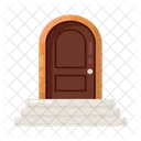 Entrance Step Entry Door Doorway Icon