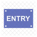 Entry Door Ticket Icon