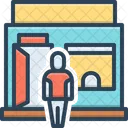 Entry Door Open Icon