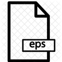 Eps 파일 형식 아이콘