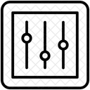 이퀄라이저 환경설정 사운드 설정 아이콘