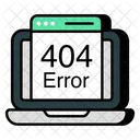 Error 404 Page Error Blocked Website Icon