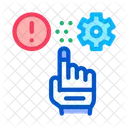 Error Automated Settings Icon