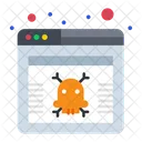 Error De Pagina Virus Detectado Virus Icono