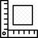 Escala Herramienta De Geometria Medicion Icono