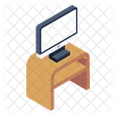 Escritorio de computadora  Icono