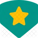 Escudo Estelar Premio Escudo Emblema Icono