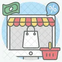 Eshop Shopping Feeds Ecommerce Icon