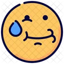 Espera Risa Emoji Icono