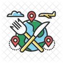 Kulinarische Tour  Symbol