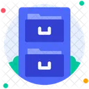 Estante Para Documentos Almacenamiento Archivos Icono