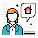 Estate Agent Broker Icon